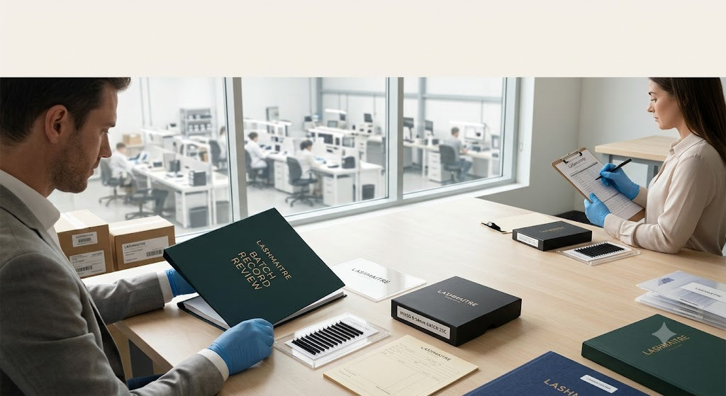 LASHMAITRE lash ABC inventory analysis with branded SKU priority records