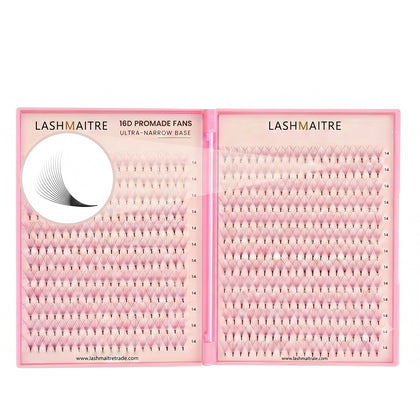 LASHMAITRE 16D Promade Fans Tray - 500 Fans main product image
