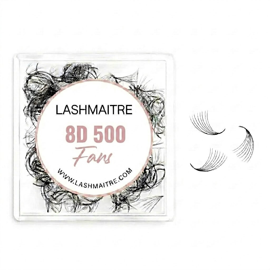 LASHMAITRE 8D Loose Premade Fans - Pointy Base 500 Fans main product photo