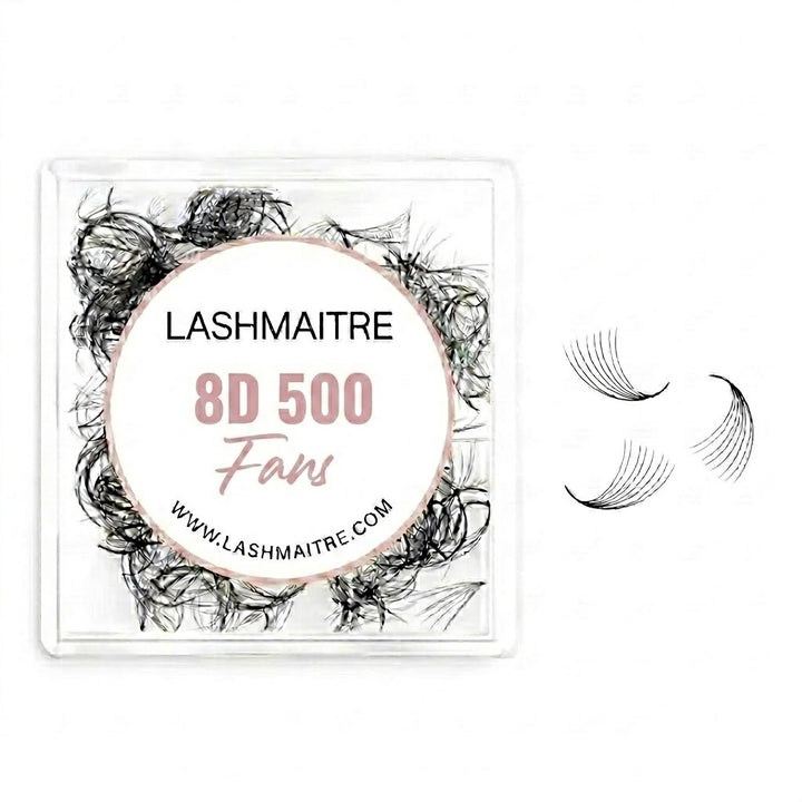 LASHMAITRE 8D Loose Premade Fans - Pointy Base 500 Fans main product photo