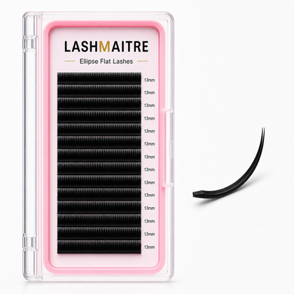 LASHMAITRE Ellipse Flat Lashes 0.10mm 13mm product image