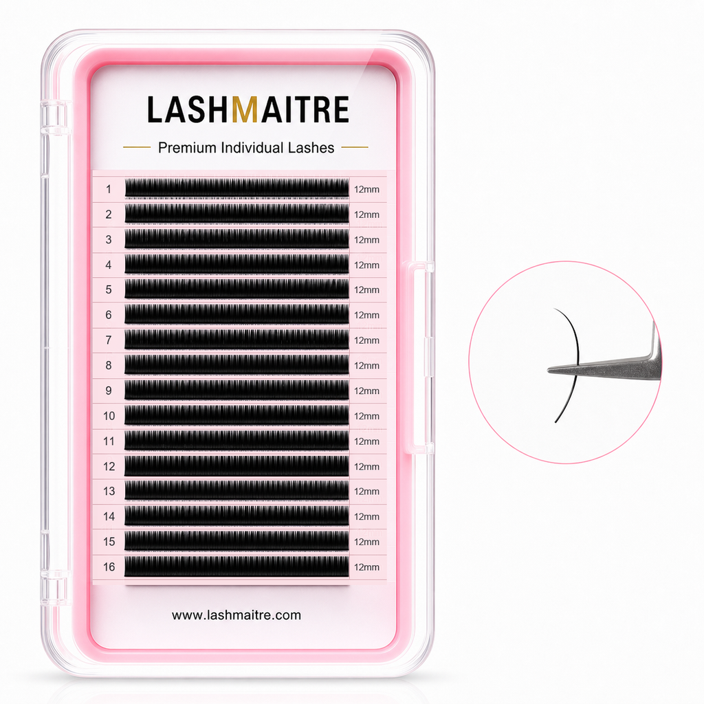 LASHMAITRE 0.15mm premium classic lash tray for defined one-to-one extension sets