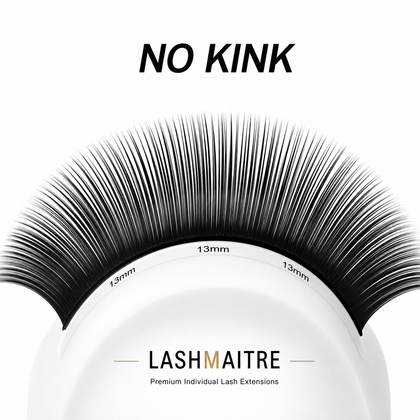 LASHMAITRE Premium Classic Individual Lash Extensions 0.20mm no kink lash curve detail